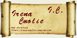 Irena Cmolić vizit kartica